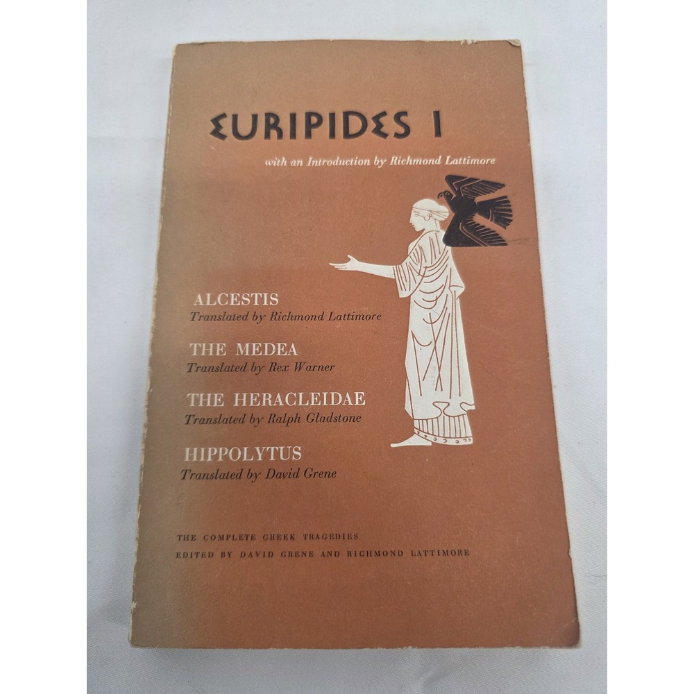 Euripides I Complete Greek Tragedies 1963 8th Impression University Chicago PB